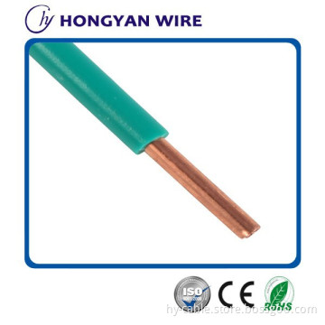 pvc insulated copper electrical 1.5mm2 cables and wires